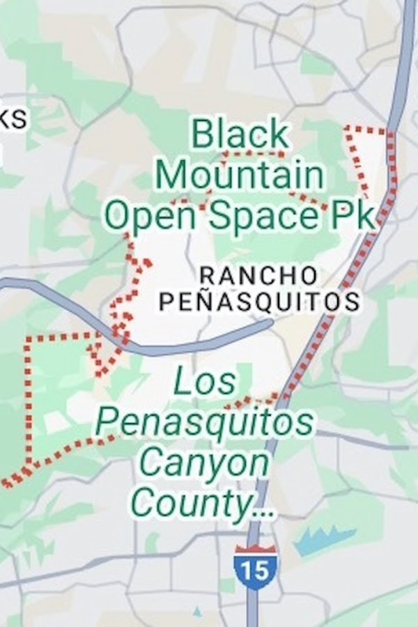Rancho Peñasquitos map